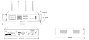 Host Equipment Auto <strong>Camera</strong> Tracking Wireless Large-scale Conference Audio System Host Support 4 <strong>Inputs</strong> and 2 <strong>Outputs</strong> - Product Image 3