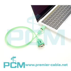 RS232 USB to DB9 Female Serial Communication Cable for PLC <strong>Programming</strong> Double Ended USB-<strong>C</strong> USB-<strong>A</strong>, USB <strong>C</strong> RS232 Cable, USB to RS232 - Product Image 6