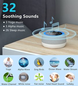 YOUMAY 2 in 1 White Noise Machine <strong>Sleep</strong> Sound Machine with 7 Colors Night Light 32 Soothing Sounds <strong>Sleep</strong> Machine - Product Image 2