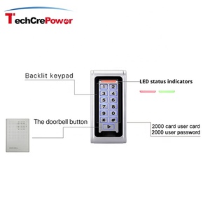 Security Product EM 125KHz Standalone Keypad Access Control Card Reader RFID 13.56mhz Smart Card Door Access Control - Product Image 2