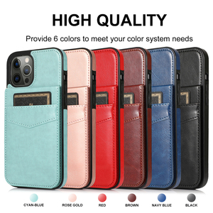 Laudtec翻盖皮革外壳，适用于iPhone 14 Pro Max 13 12迷你11 X XR XS 7 8 Plus钱包外壳，带信用卡支架 - Product Image 6