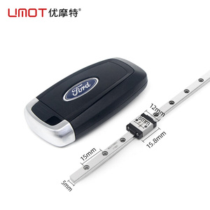UMOT MGW3C MGW5C MGW7C MGW9C MGW12C MGW15C MGW3H MGW5H MGW7H MGW9H MGW12H MGW15H微型小型滑块，带线性行会导轨 - Product Image 1
