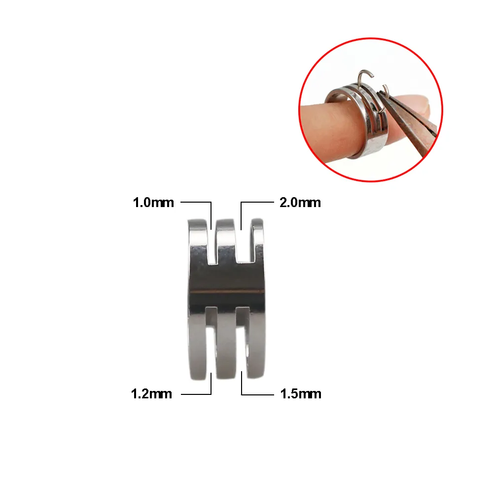 Инструмент для открытия и закрытия кольца на палец из нержавеющей стали, инструмент для изготовления ювелирных изделий, Открыватель колец