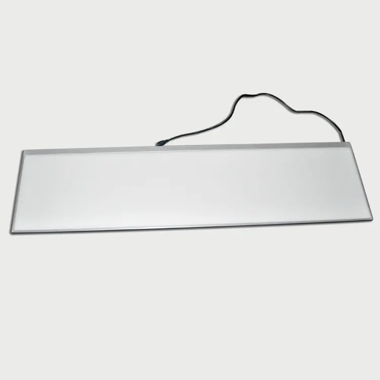 Panel de luz de acrílico LED de doble cara, estante de pared, hoja de luz para Bar o tienda con panel de luz LED