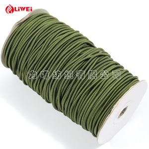 厂家好强力弹力涤纶圆形弹力橡胶绳松紧带 - Product Image 2