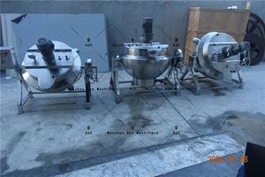 300升自烹饪机中国燃气灶自动旋转炒锅 - Product Image 5