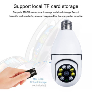 Lampadina per telecamera a LED sistema di telecamere di sicurezza 1080P con telecamere ip di sorveglianza domestica Wireless panoramiche a 2.4GHz WiFi a 360 gradi - Product Image 6