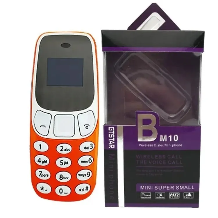 Ponsel Mini penjualan langsung pabrik Gsm Bm10 Bm60 Bm70 ponsel waktu siaga ganda ukuran kecil dua kartu