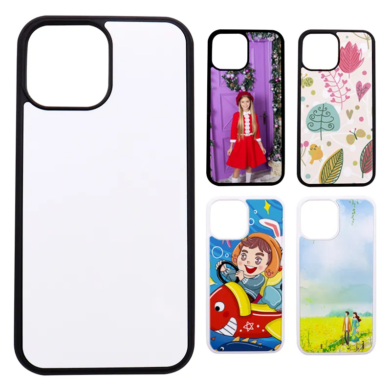 Sublimation Phone Case 2d Tpu+pc Sublimation Blank Phone Cover With Aluminum Sheet For Iphone 12 Pro Max