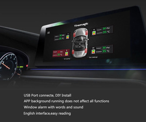 Xe USB <span class=keywords><strong>TPMS</strong></span> Cho Android Với Bộ Cảm Biến Bên Trong Không Dây Giám Sát Áp Suất Lốp Hệ Thống <span class=keywords><strong>Tpms</strong></span> Cho Xe DVD - Product Image 2
