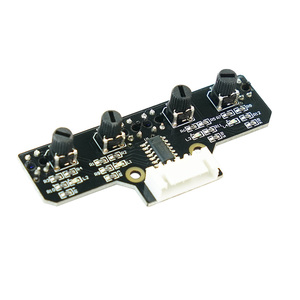 Yahboom 4 Channel Infrared IR Line Track Follower Sensor Module Pcb Four Road 4 Way Tracking Sensor Module For Smart Car UNO R3