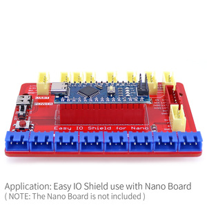 Açık-akıllı kolay IO kalkanı kolay fiş renkli XH 2.54mm soket sensörü genişletme kartı Arduino Nano için