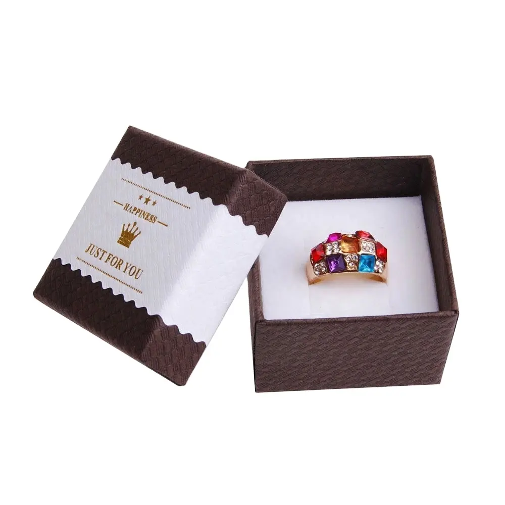 Luxury Paper Cardboard Wholesale Classic Design Earrings Packaging Paper Material Jewelry Box