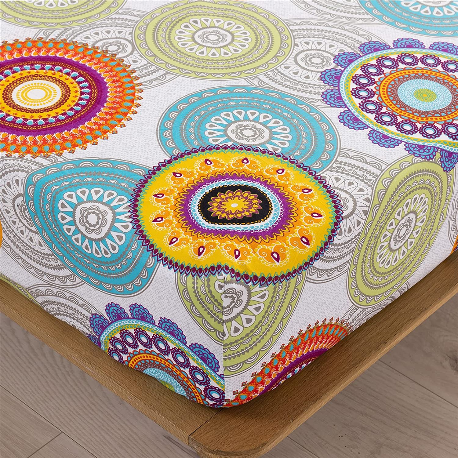 100% Microfiber Ultra Soft 3PCS Breathable Silky Flower modren bed room set
