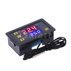 W3230 Mini controlador de temperatura Digital AC 110V 220V termostato regulador calefacción refrigeración Control termorregulador con Sensor