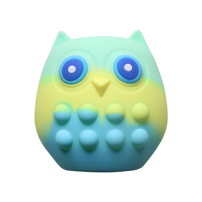 นกฮูก (เขียว, เหลือง, น้ำเงิน)