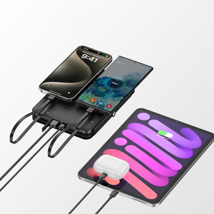 Panel de carga Solar portátil multifuncional para exteriores, dispositivo de salida Powerbank plegable de 10000mAh, herramienta de Camping - Product Image 4