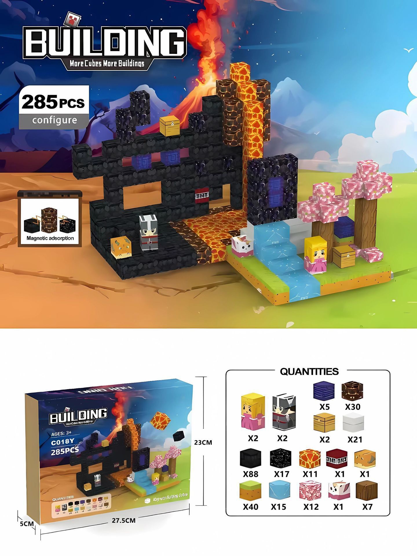 Z52 magma world - 285 piezas