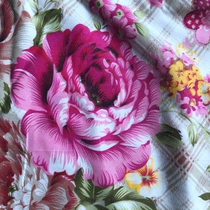 定制纺织面料100% 涤纶3d分散花印花超细纤维聚微床单面料 - Product Image 4