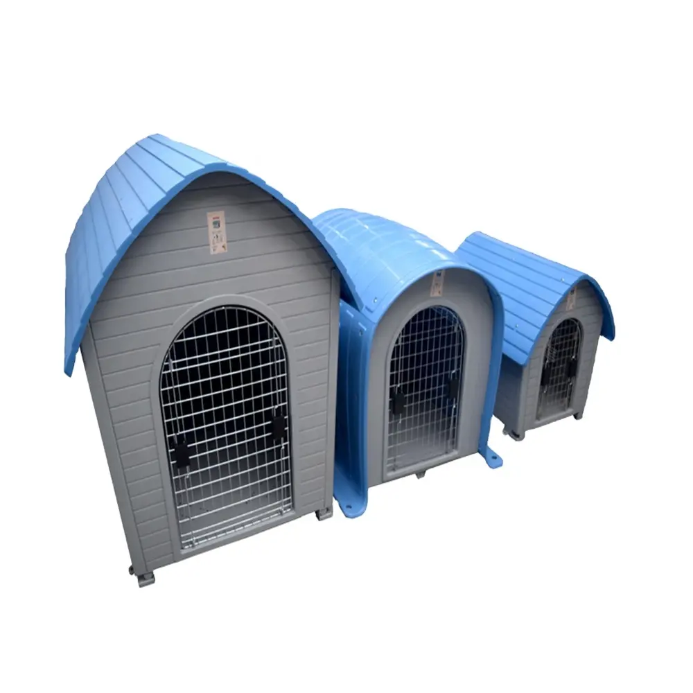 ペット用大型プラスチック防水屋外犬小屋ケージキャリア犬小屋