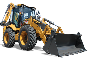 Shanmon 388 H 388 thủy lực chỉ đạo H OUTRIGGER backhoe máy xúc loader 4x4 - Product Image 2