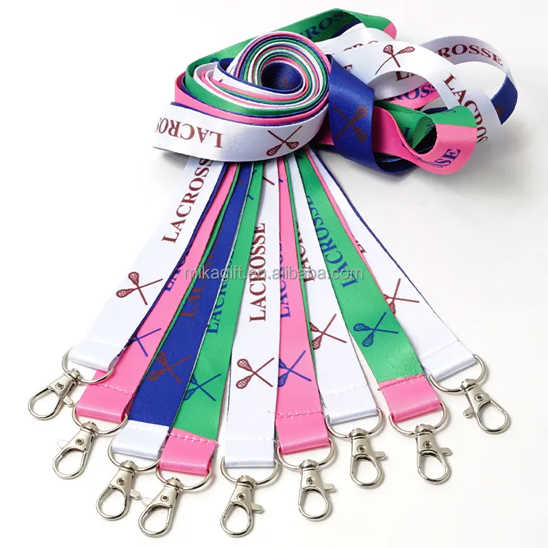 Create Your Custom Lanyards and Badge Holders With Print Your Company Logo Name or Message Advertising Lanyard