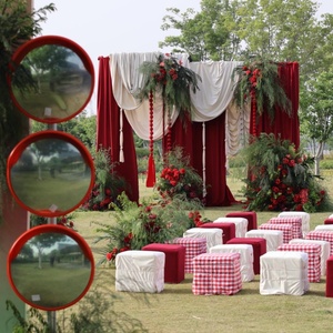 Wedding Party decors đầy màu sắc bọt bóng Garland Backdrop Strings rèm với vải Covers cho cảnh trang trí - Product Image 2