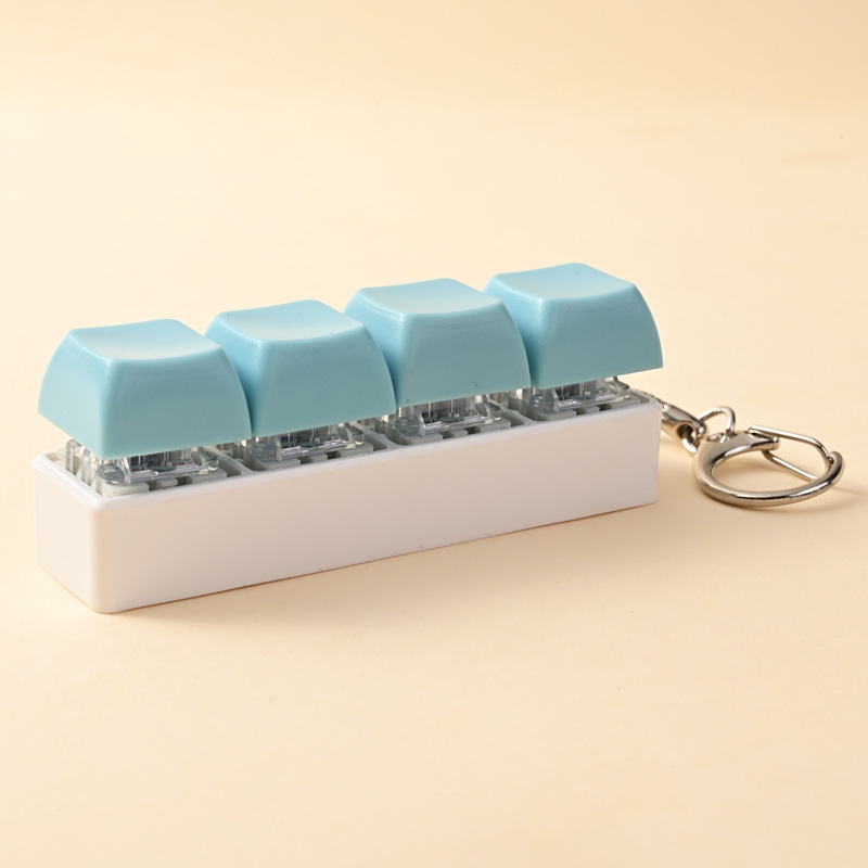 Four-key-white-light blue