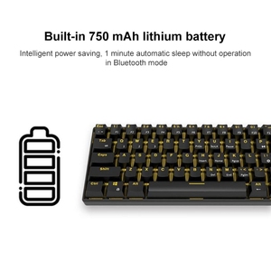 2024 Design nuovo arrivo vende ben nuovo tipo K61 Wireless 60% USB cablato tre modalità Tablet Mobile Gaming tastiera meccanica - Product Image 6