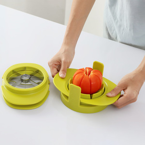 4 in 1 paslanmaz çelik ağır mutfak Gadget meyve ve sebze araçları kolay mutfak kullanımı için elma oyacağı bölücü dilimleme kesici - Product Image 4