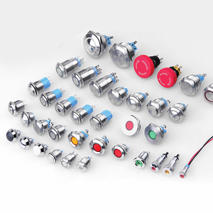 Nuovo tipo di campanello campanello interruttore a tromba 19mm interruttore a pulsante in metallo a scatto momentaneo impermeabile con luce di alimentazione ad anello LED 12V/3V - Product Image 5