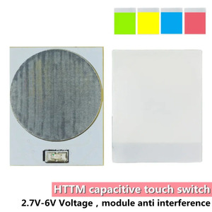 Kapazitiver Berührungs schalter HTTM <span class=keywords><strong>Touch</strong></span> Button <span class=keywords><strong>Sensor</strong></span> modul Grün Blau Rot Gelb RGB Bunte Anzeige Integrierte Schaltung