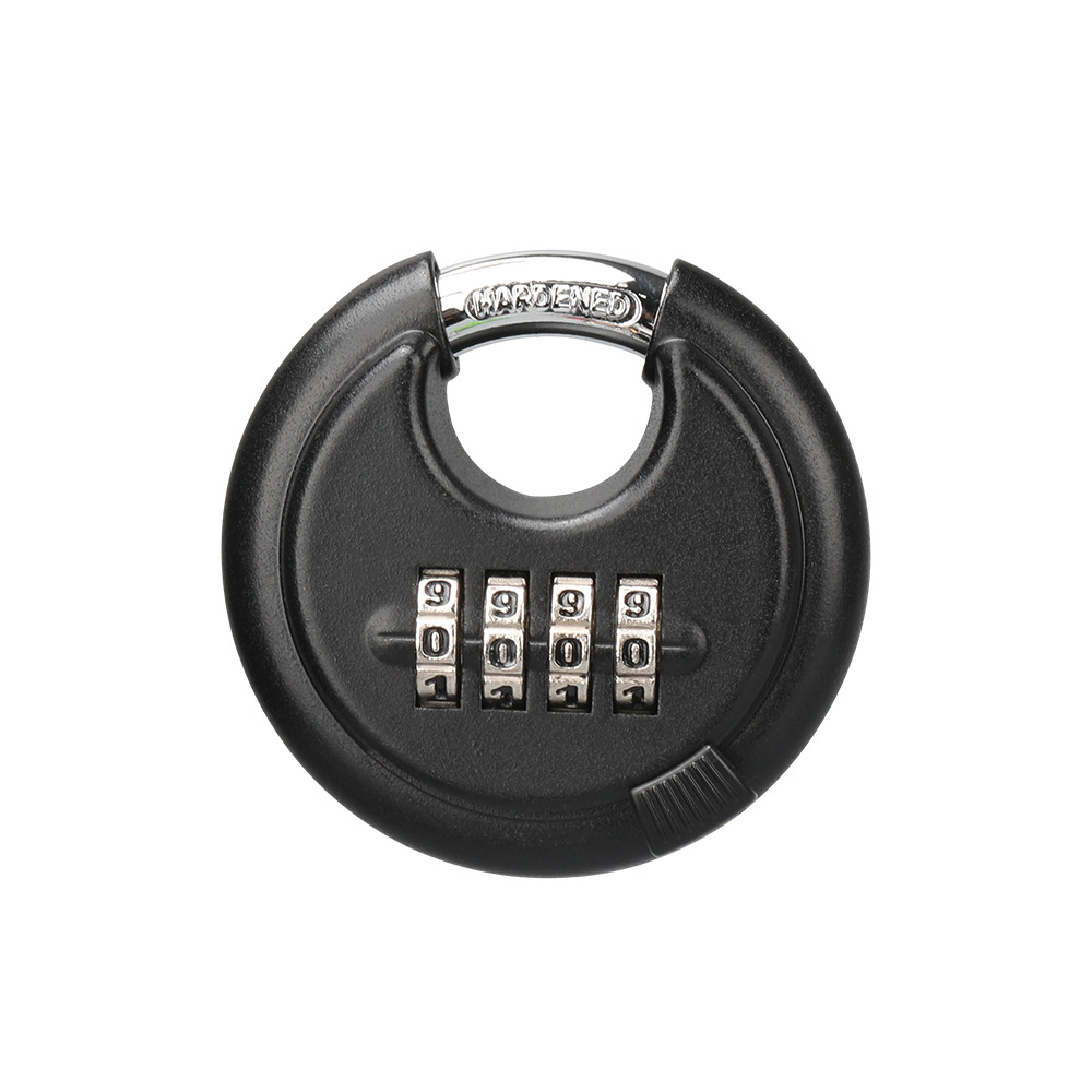 Cerradura de pastel con contraseña de aleación de zinc-negro-dszc70008