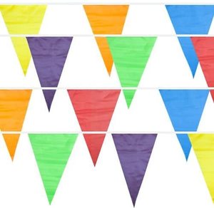 Banderines de tela de poliéster personalizados de alta calidad OEM ODM, banderines de colores, banderines triangulares, banderines para decoración de celebración - Product Image 3