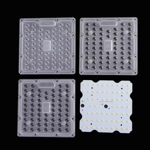 Объектив с матрицей 60 / 90/80x150 градусов светодиодный модуль 3030 SMD светодиодных печатных плат 130x130 мм 64 светодиодных линз - Product Image 1