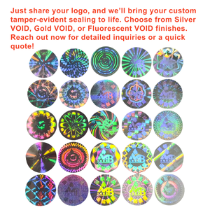 Nhà máy trực tiếp tùy chỉnh 3D Hologram Chống giả mạo nhãn | số sê-ri VOID Sticker & xác thực mã QR để đóng gói an toàn - Product Image 5