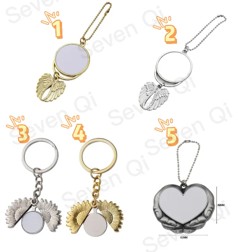 Gantungan kunci berlian, gantungan kunci hati logam bentuk berbeda, hadiah dekorasi Keytag pasangan