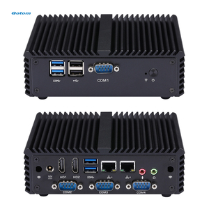 Qotom Mini <strong>Computer</strong> Virtual Desktop Thin <strong>Client</strong> Dual Display Fanless Broadwell Core I7 8GB RAM Mini PC for Windows 10 11 - Product Image 6