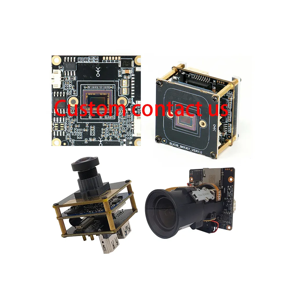 4K 5Mp 8Mp Mini Micro Ip Usb Ai Ir Infravermelho Térmico Cctv Web Wifi 4G Cmos Sensor Camera Module 1080P Zoom Solution Fabricante