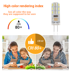 Ev dekorasyon için yüksek lümen G4 LED ampuller AC 85-265V 2W konut kullanımı için uzaktan kumanda anahtarı ile Gy6.35 aşağı ışık açtı - Product Image 5