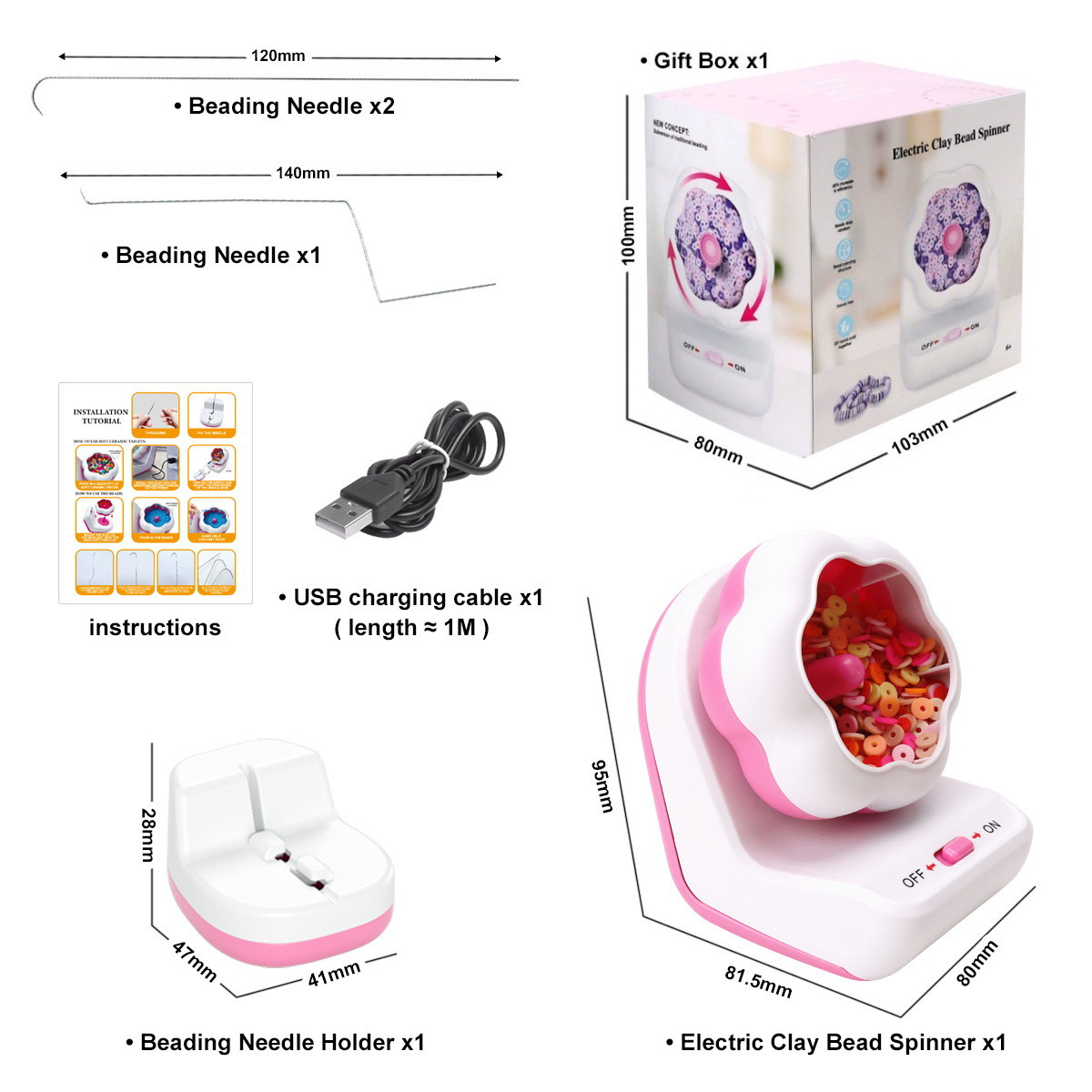 Enhebrador automático de cuentas (183g)