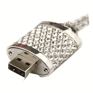 厂家供应金属水晶锁造型u盘2.0 4G 8G 16g时尚定制Logo u盘3.0 Pendrive - Product Image 2
