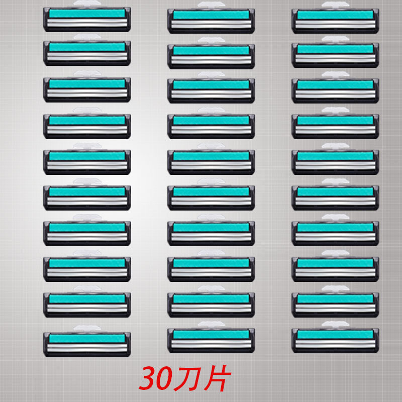 Cabezal de doble capa con 30 cuchillas puras, sin soporte para cuchillas.