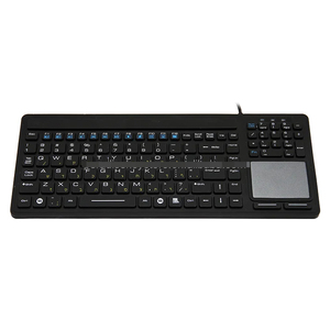 Teclado Industrial Médico IP67 con panel táctil Teclado Industrial Médico lavable y esterilizado con panel táctil de PC portátil - Product Image 3