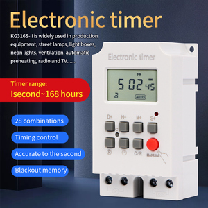 KG316S ad alto carico 30A 220V 7 giorni settimanali digitale illuminazione elettronica intervallo Timer interruttore 1 secondo potenza uscita diretta - Product Image 2