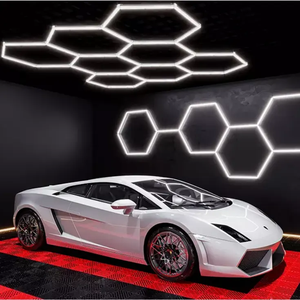 SUEZ Auto Werkstatt Licht Sechseck Detail lierung LED Sechseck modulare Decke Garage Licht - Product Image 6
