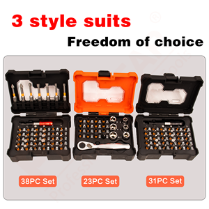Tornavida bit set özelleştirilebilir s2 çelik çok fonksiyonlu kombinasyon takım araçları - Product Image 6