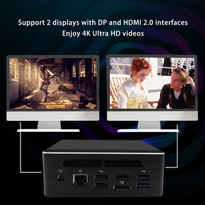 <strong>AMD</strong> Ryzen3 2200U <strong>Processor</strong> Dual Core M.2 SSD up to 2T Mini <strong>Computer</strong> PC for Office - Product Image 1
