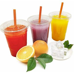 卸売様々なサイズ使い捨て生分解性カップバイオ素材PLAコーヒーカップ冷たい飲み物用 - Product Image 3