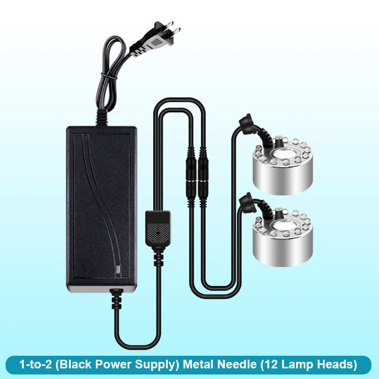 แหล่งจ่ายไฟ 1 หัวพ่นหมอก 2 (พร้อมไฟ)